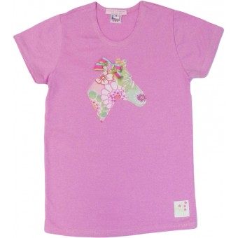 Orchid tee with Lily Floral