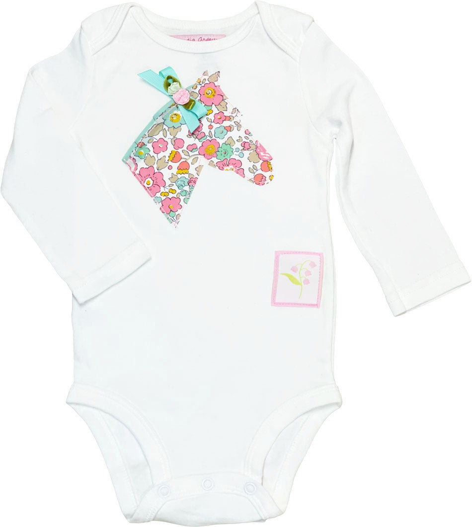 Bodysuit w/ Pastel Pink Bella