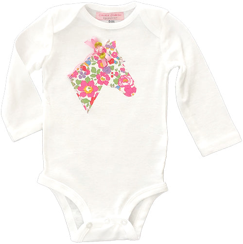 Pink Bella Floral Bodysuit