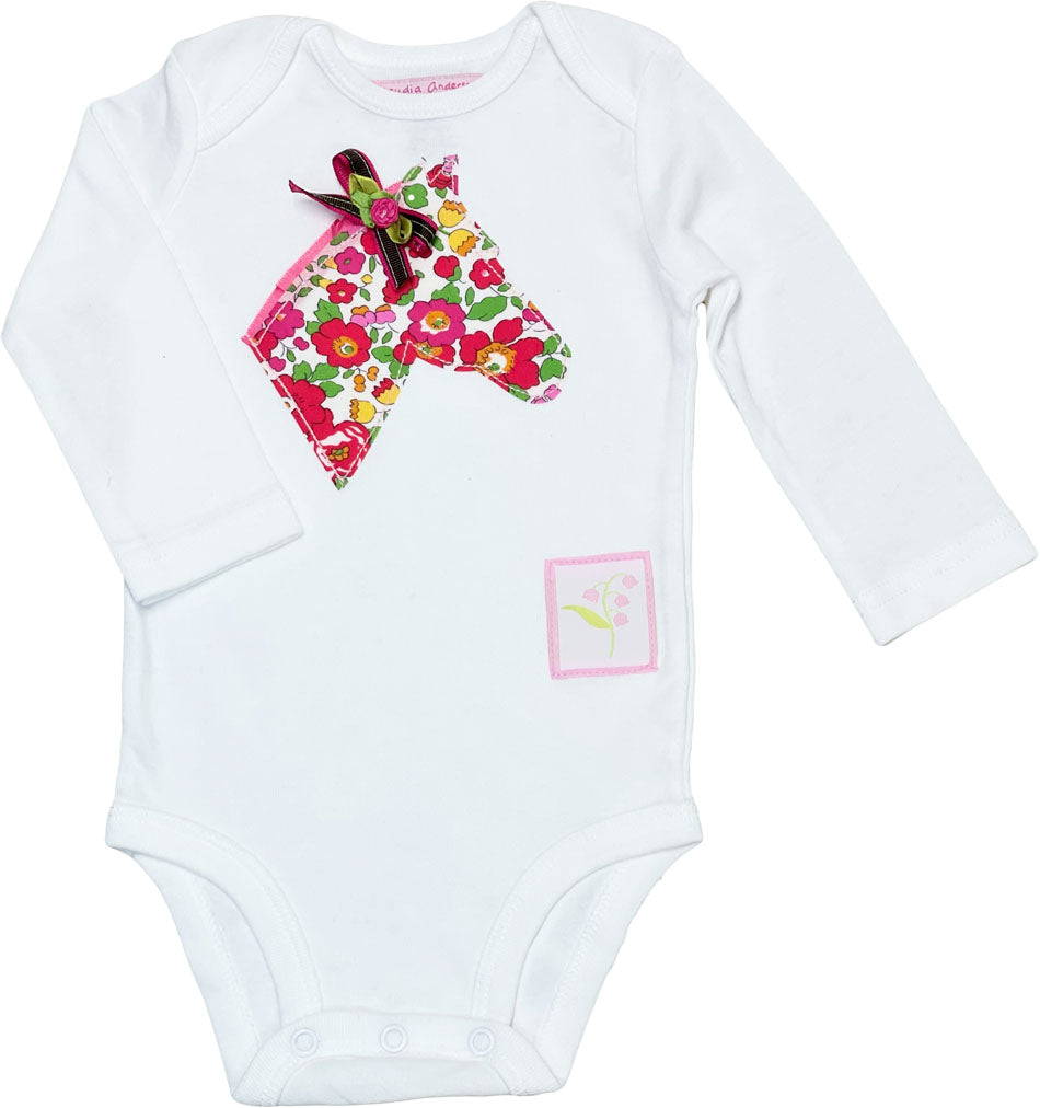 Bodysuit- Red Rose Bella Floral