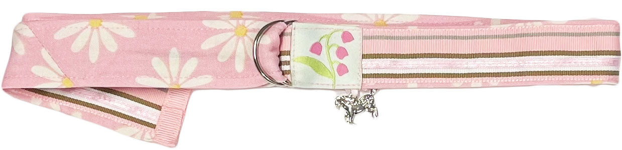 Stripe Pink Daisy Belt