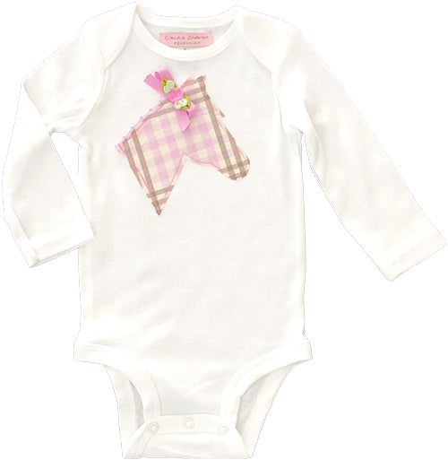 Bodysuit w/ Lilac Plaid