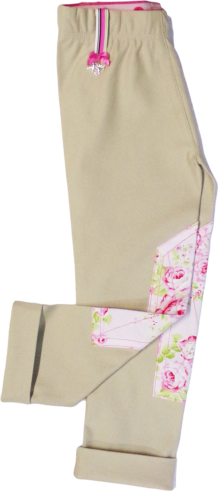 Pant w/ Pink Rose Floral